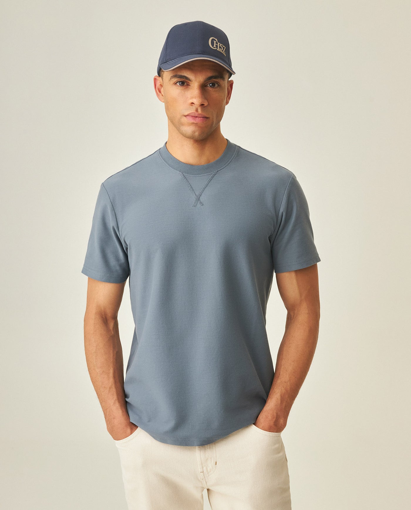 Men´s Regular Fit T-Shirt - Blue 63_642H017_AZU184214_0