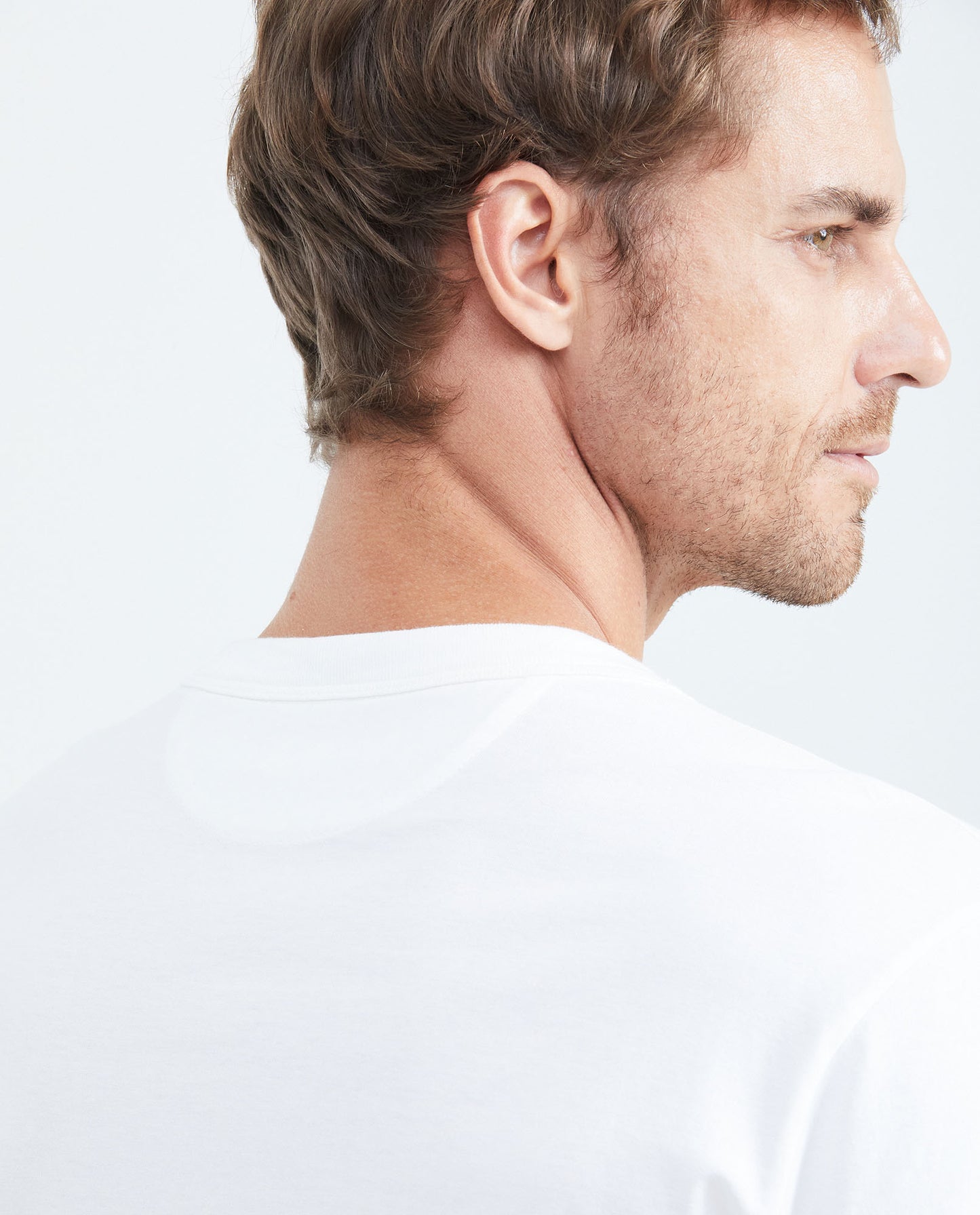 Men's Classic Fit Printed Crew Neck T-shirt - Raw - 4