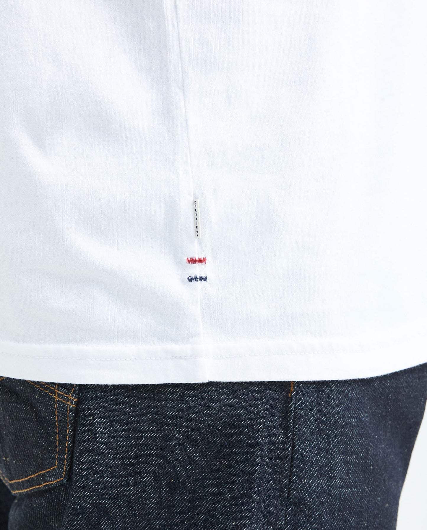 Men's Classic Fit Printed Crew Neck T-shirt - White - 6