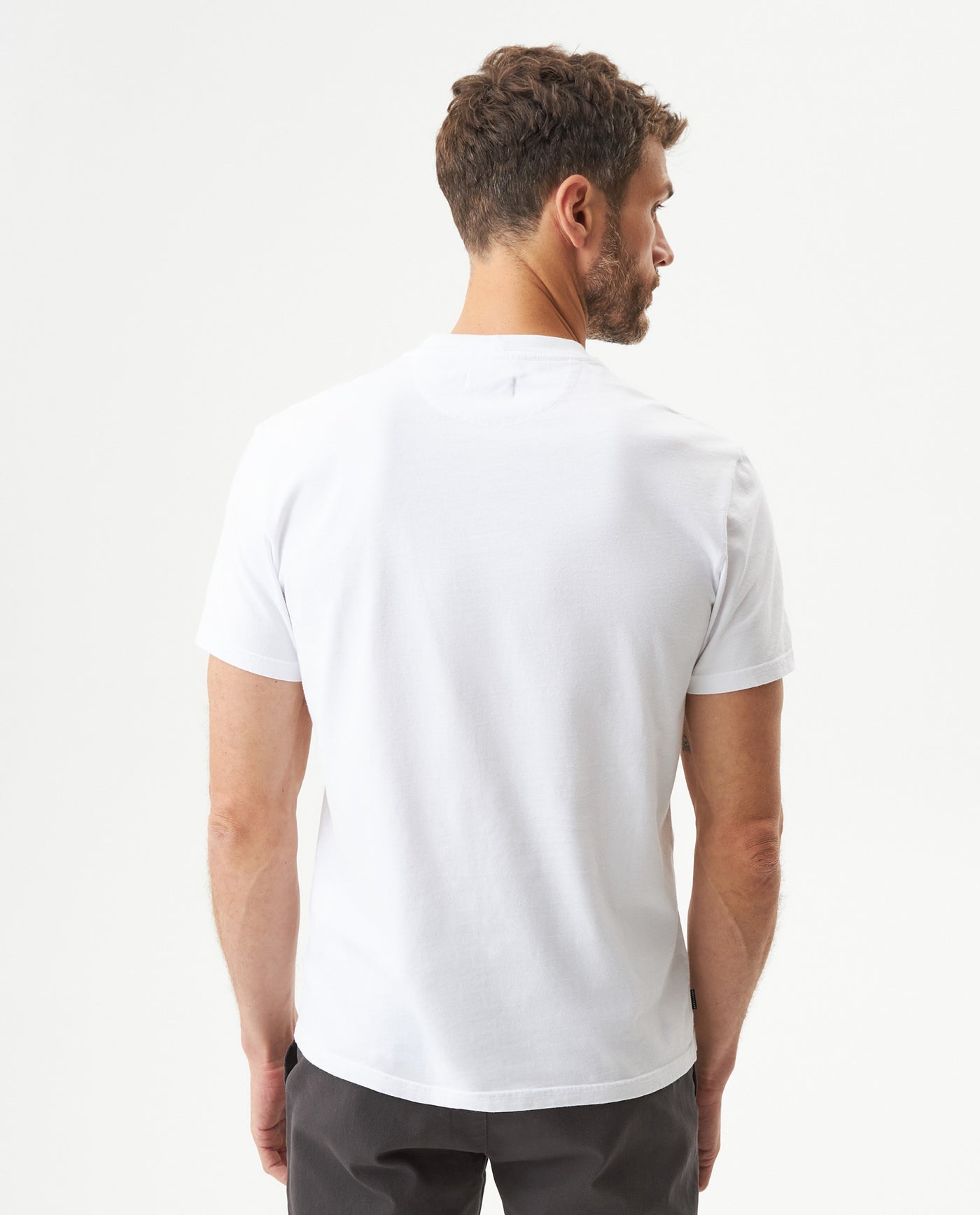 Camiseta Manga Corta para Hombre - White 63_649G001_BLA110601_7