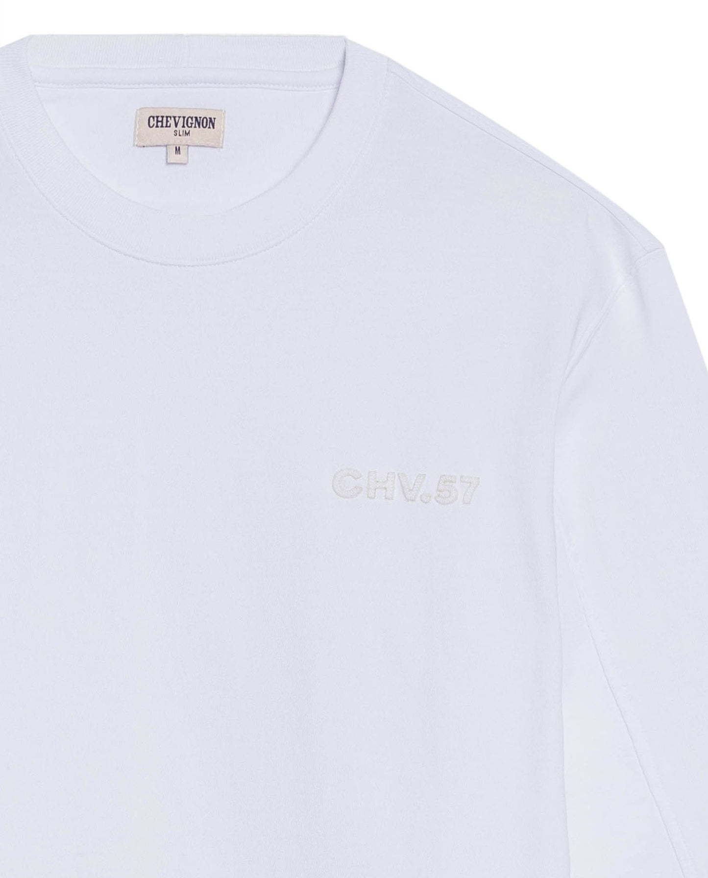Men's Long Sleeve Shirt - White - 7