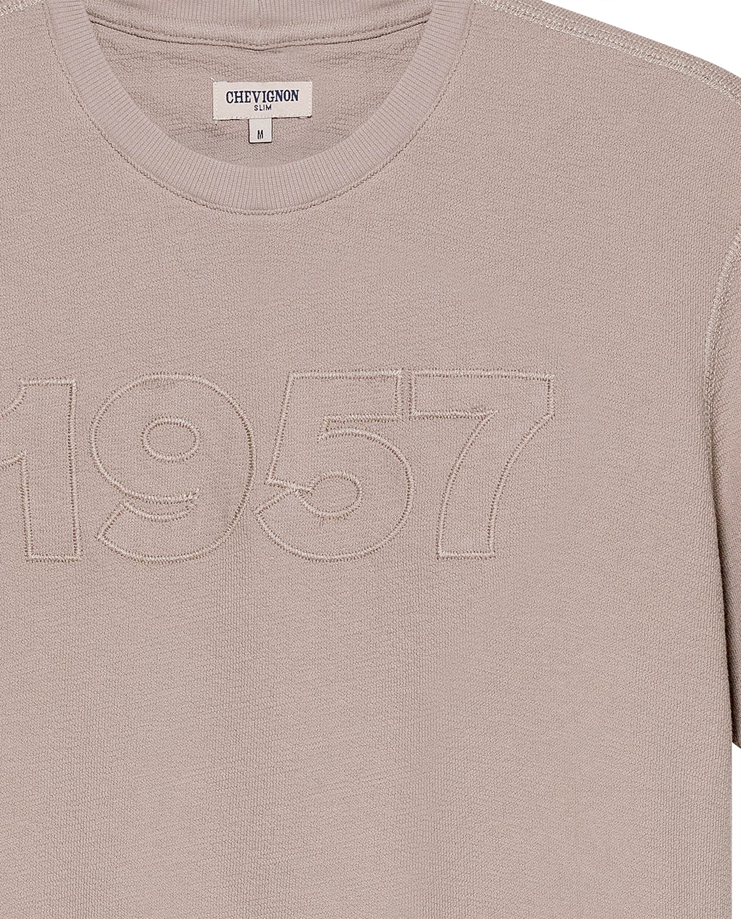 Men's Short Sleeve T-shirt - Beige - 7