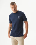 Men's Slim Fit Short Sleeve T-shirt in Cotton Sailor