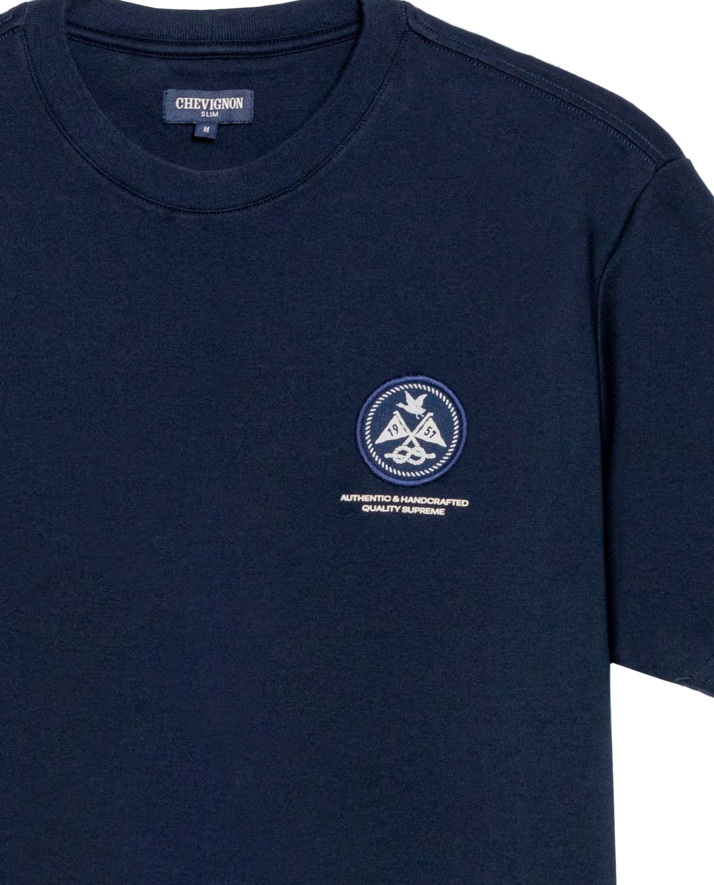 Men's Short Sleeve T-shirt - Blue - 7