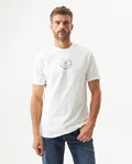 Men's Classic Fit Short Sleeve T-shirt in Cotton Stretch Blend Jetty