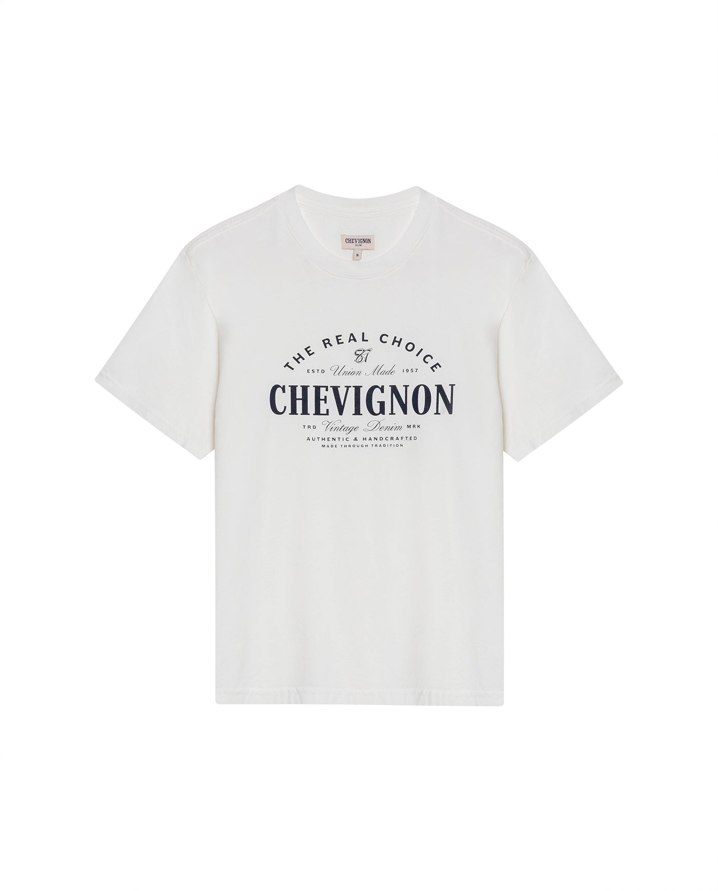 Men's Slim Fit T-shirt in Cotton, Mariner - 3