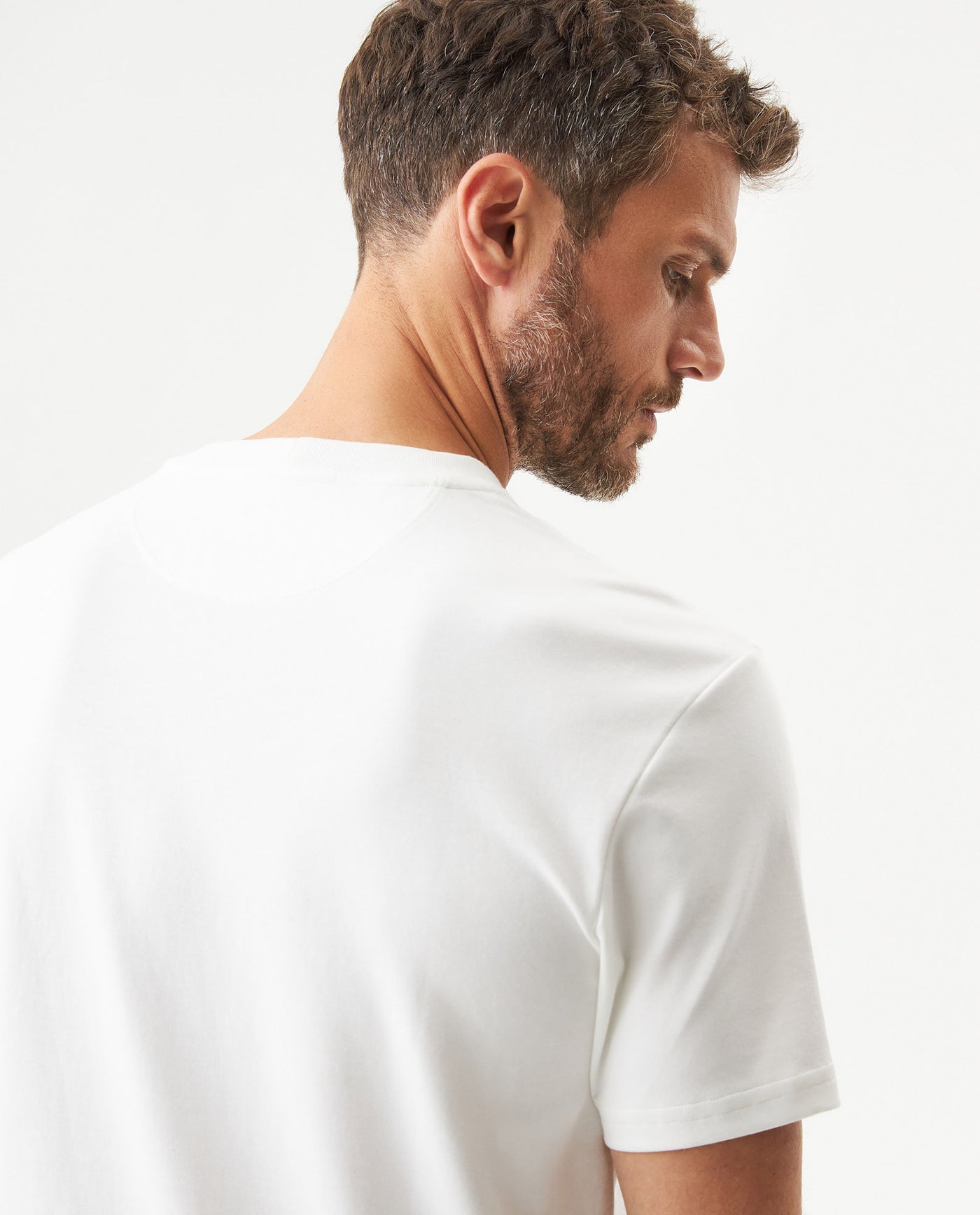 Men's Slim Fit T-shirt in Cotton-Polyester Blend, Waypoint 649G015 - 6