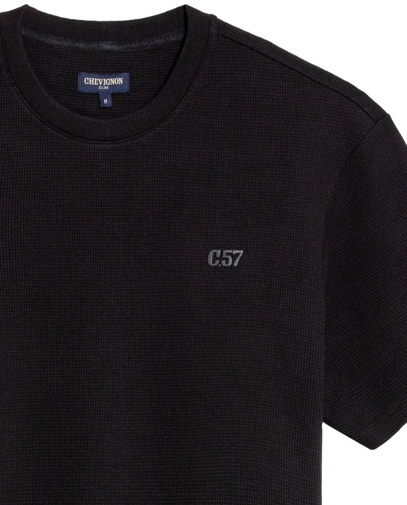 Men's Slim Fit Short Sleeve T-shirt in Cotton-Polyester Blend, Plaza - 6