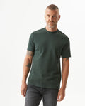 Men's Slim Fit Short Sleeve T-shirt in Cotton-Polyester Blend Plaza