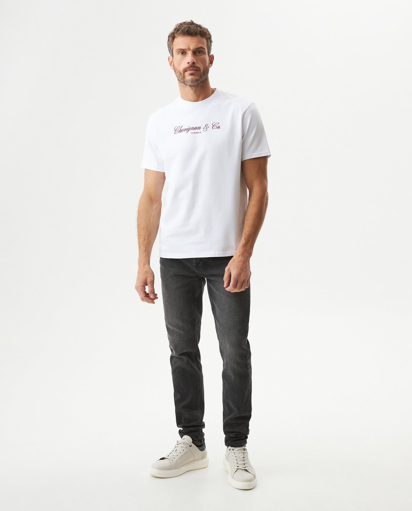 Men's Classic Fit Short Sleeve T-shirt in Cotton, Ballroom - 3