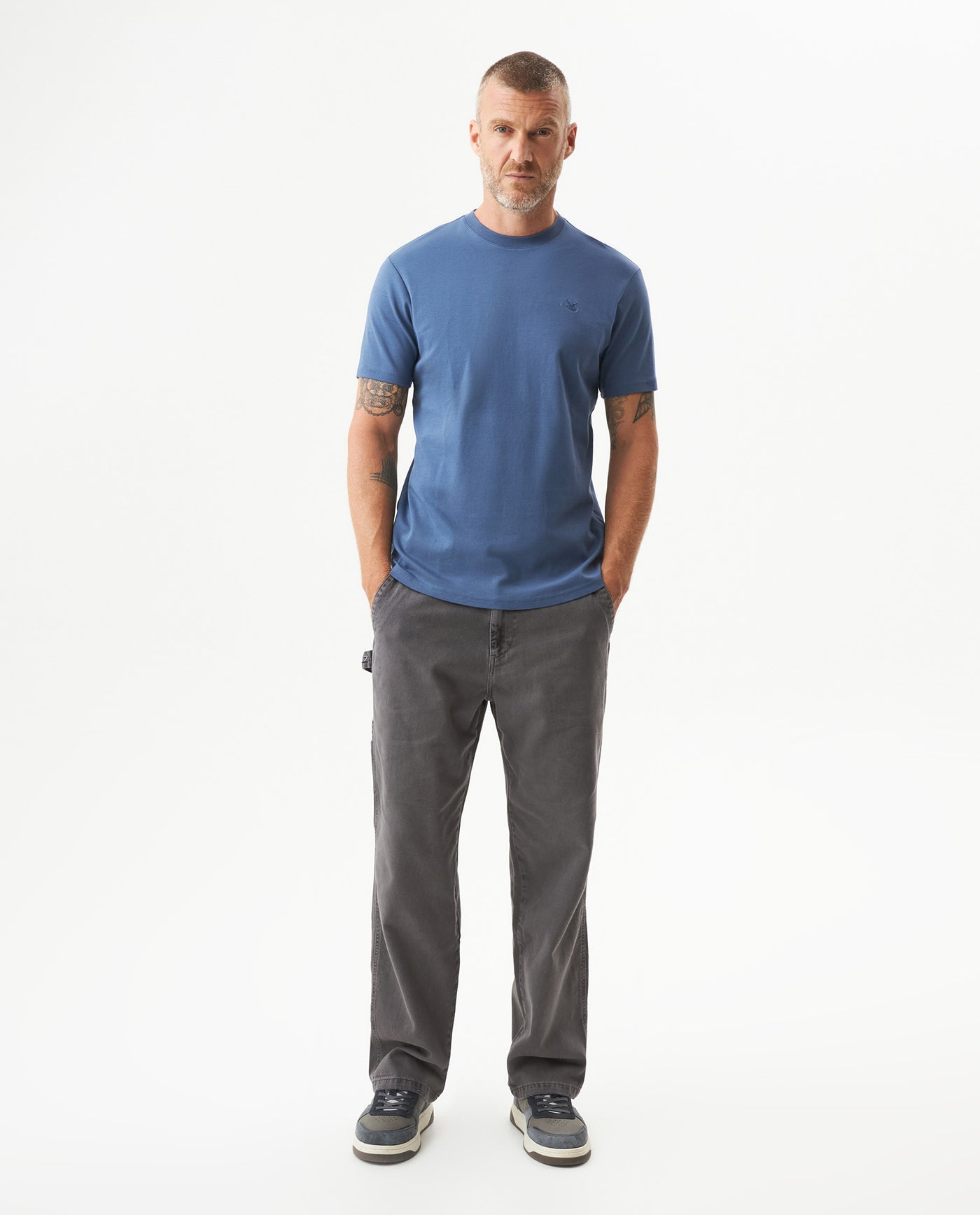 Camiseta Manga Corta para Hombre - Blue 63_649G040_AZU184220_4