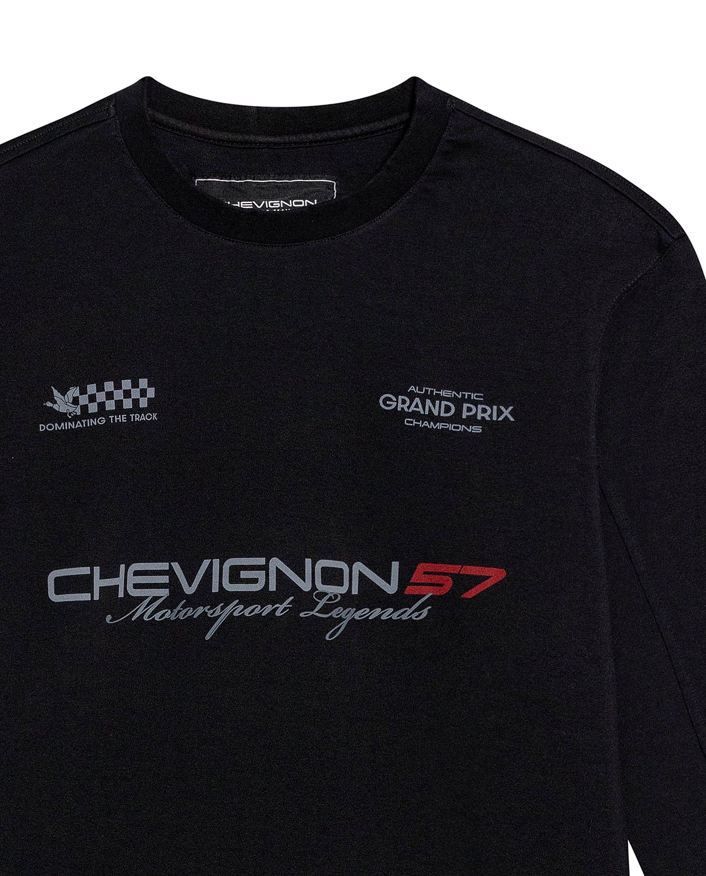 Men's Long Sleeve T-shirt - Black - 7