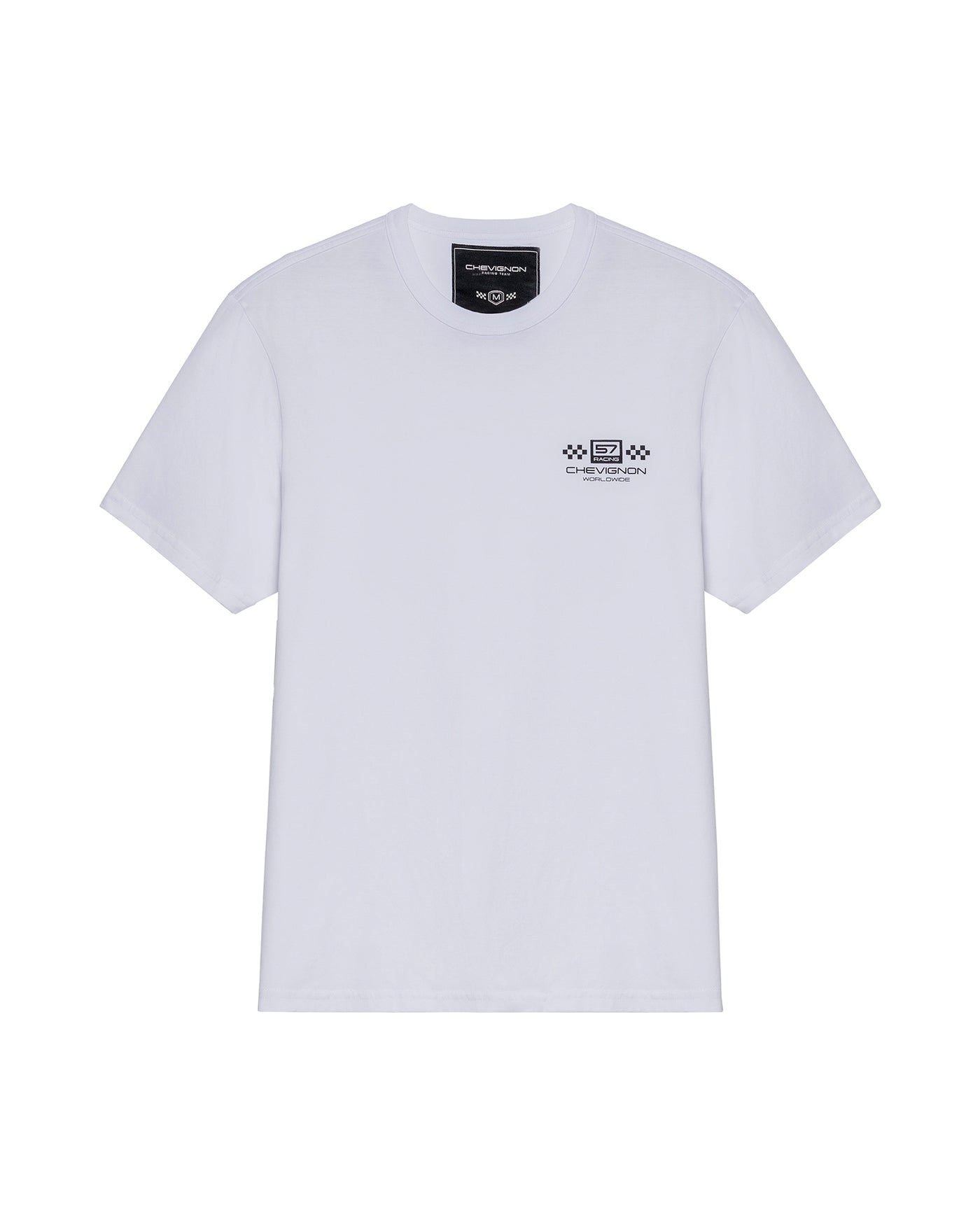 Men's Racing Slim Fit T-shirt in Cotton, Nautical - 1