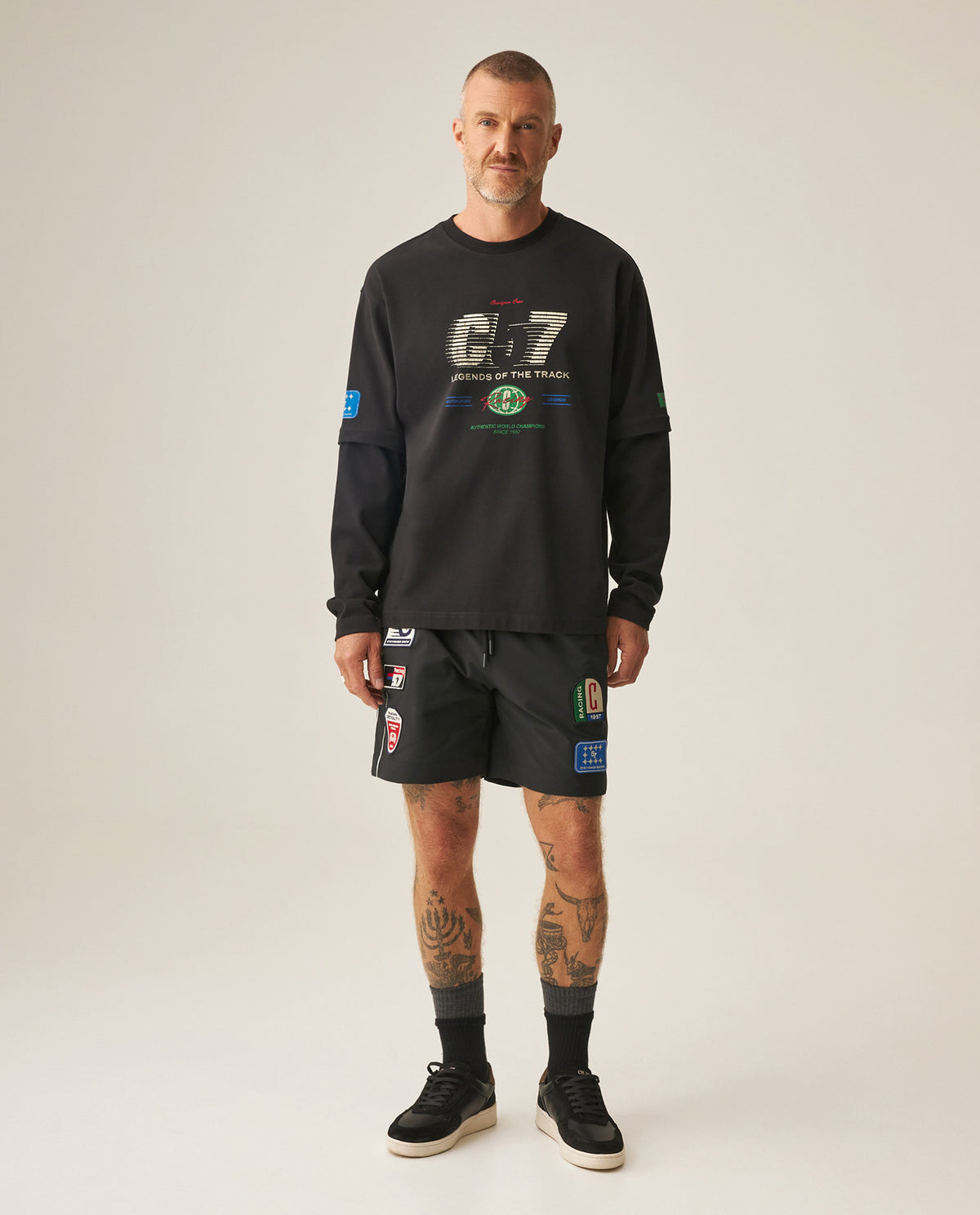 Men´s Layered Long Sleeve - Black 63_649H901_NEG194007_0