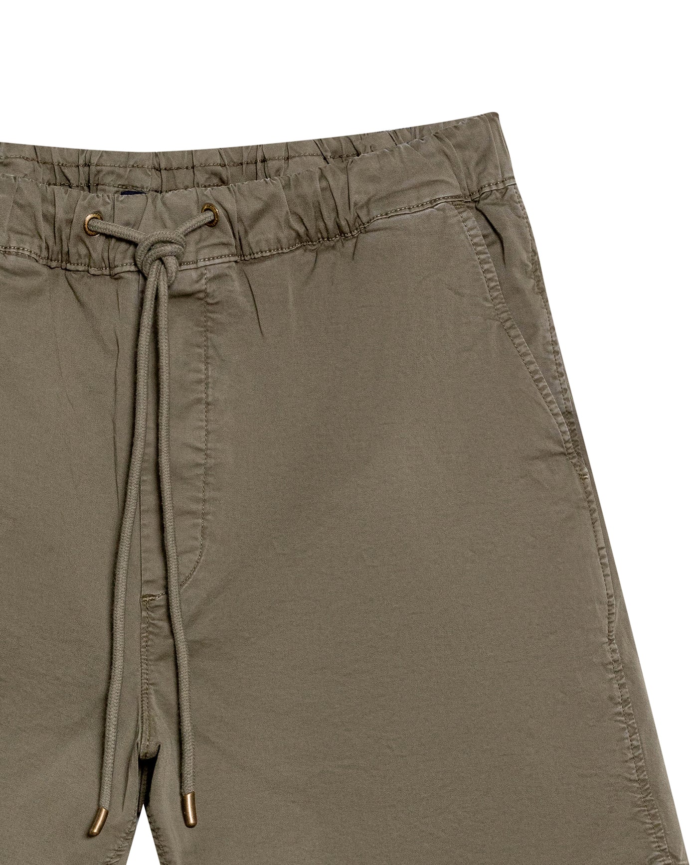 Mens Bermuda Shorts Elastic Waist Cotton Elastane Papery Touch Cool Sensation - Green 63_651H006_VER180312_8