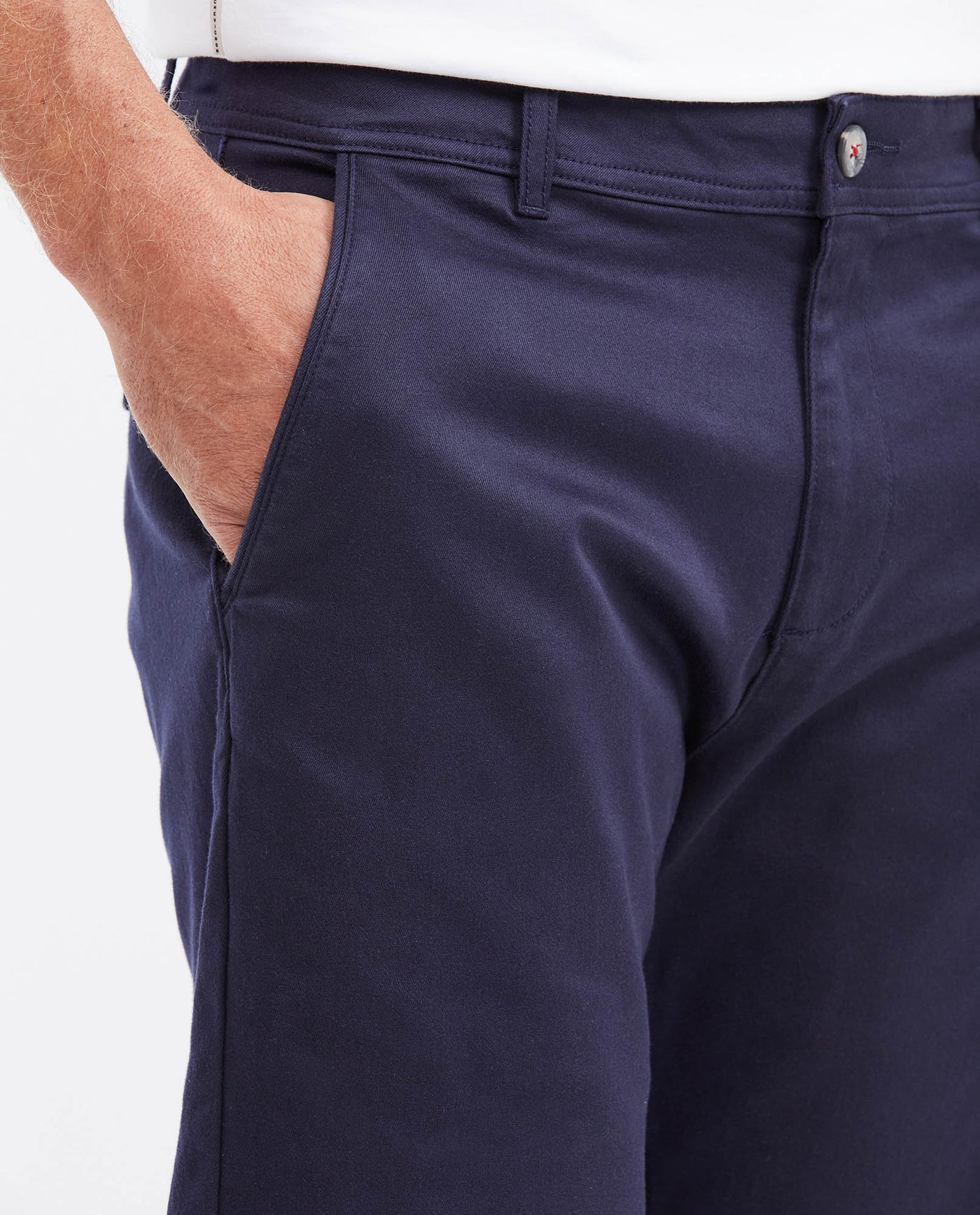 Men's Straight Fit Cotton Chino Bermuda Shorts 63_652G000_AZU193921_4