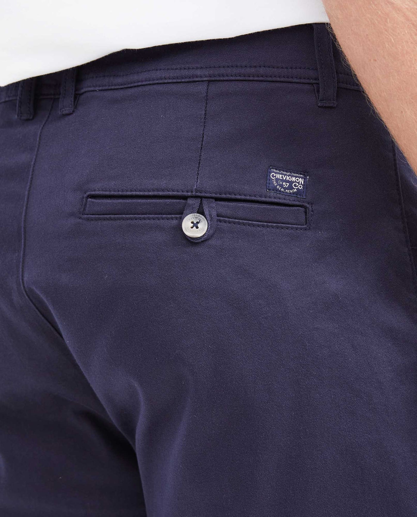 Men's Straight Fit Cotton Chino Bermuda Shorts 63_652G000_AZU193921_6