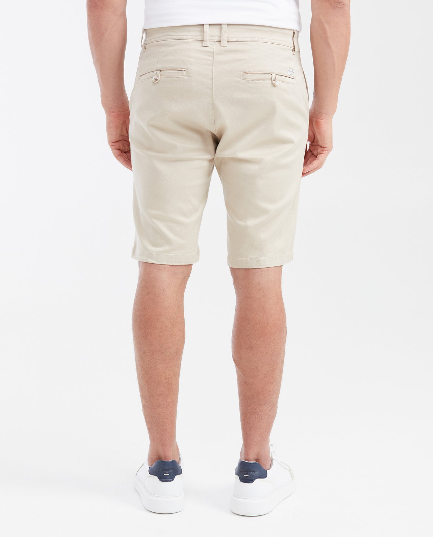 Men's Straight Fit Cotton Chino Bermuda Shorts 63_652G000_BEI156307_6