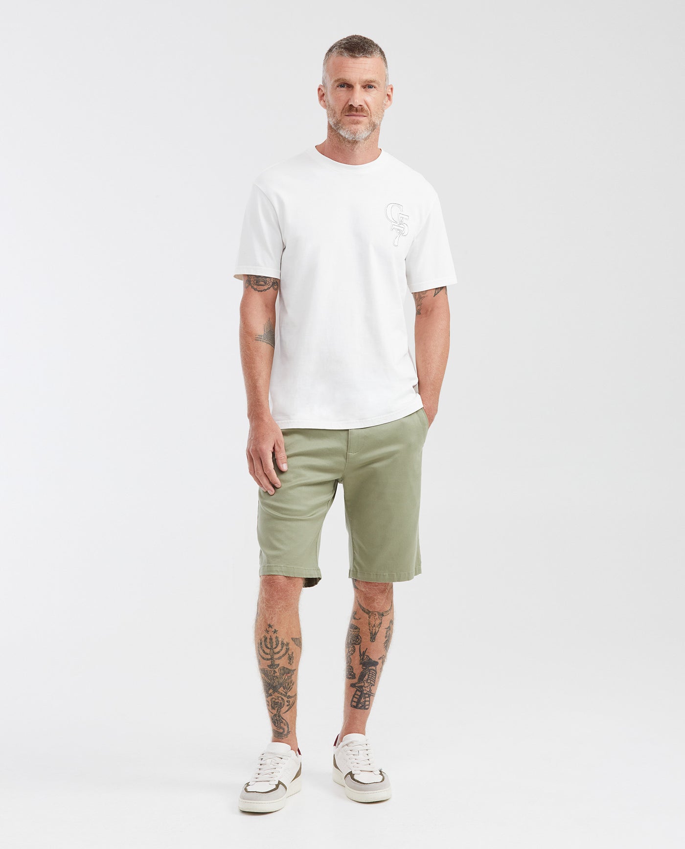 Men's Straight Fit Cotton Chino Bermuda Shorts 63_652G000_VER190415_3