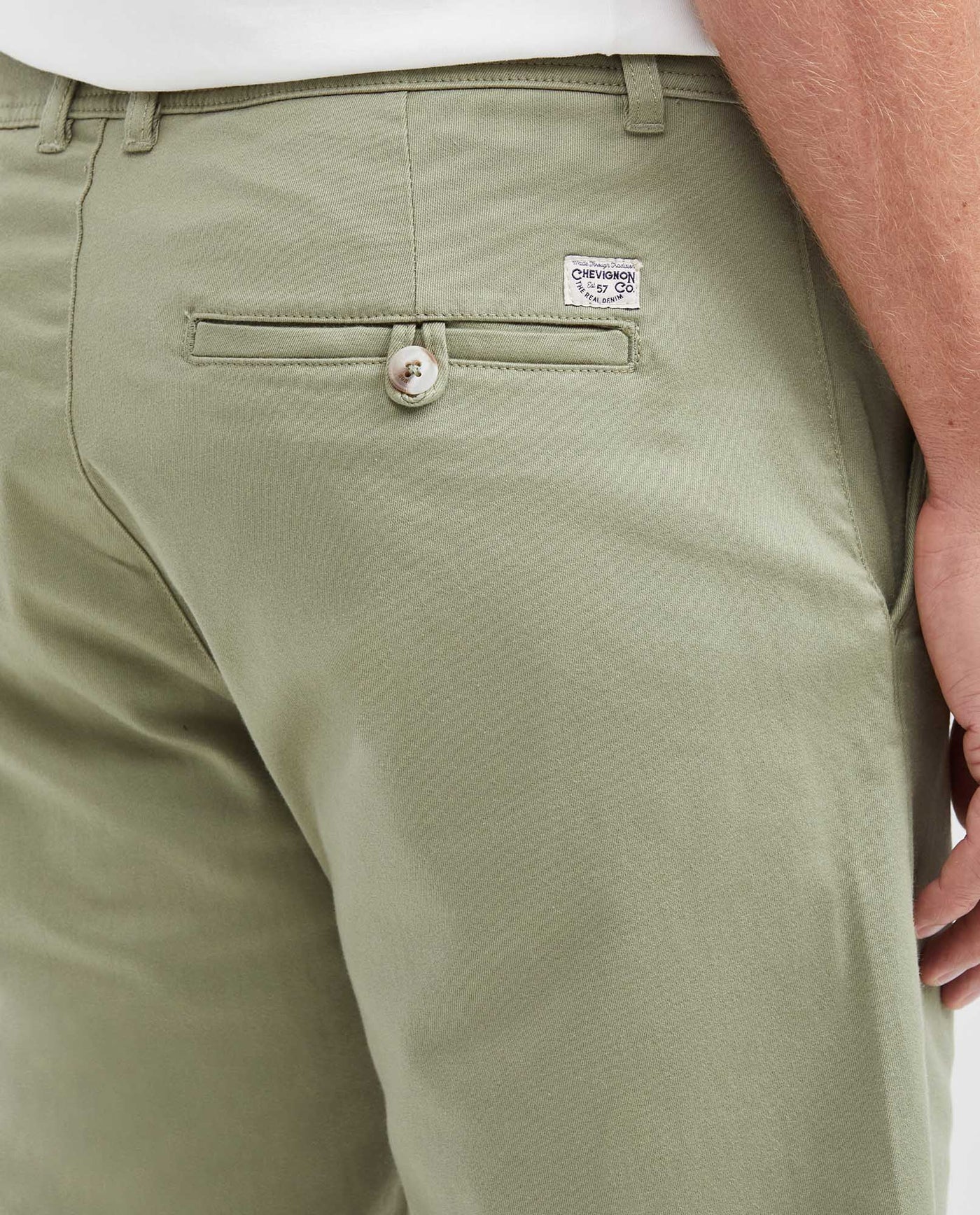 Men's Straight Fit Cotton Chino Bermuda Shorts 63_652G000_VER190415_6