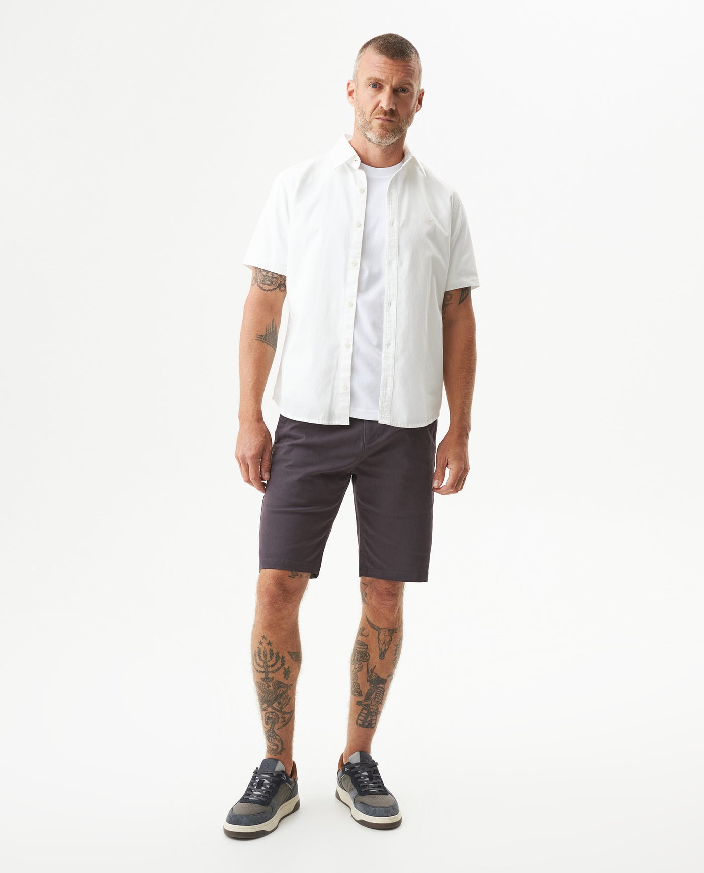 Men's Bermuda Shorts - Gray 63_659G000_GRI190201_0