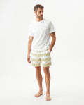 Men's Printed Swim Trunks - Beige