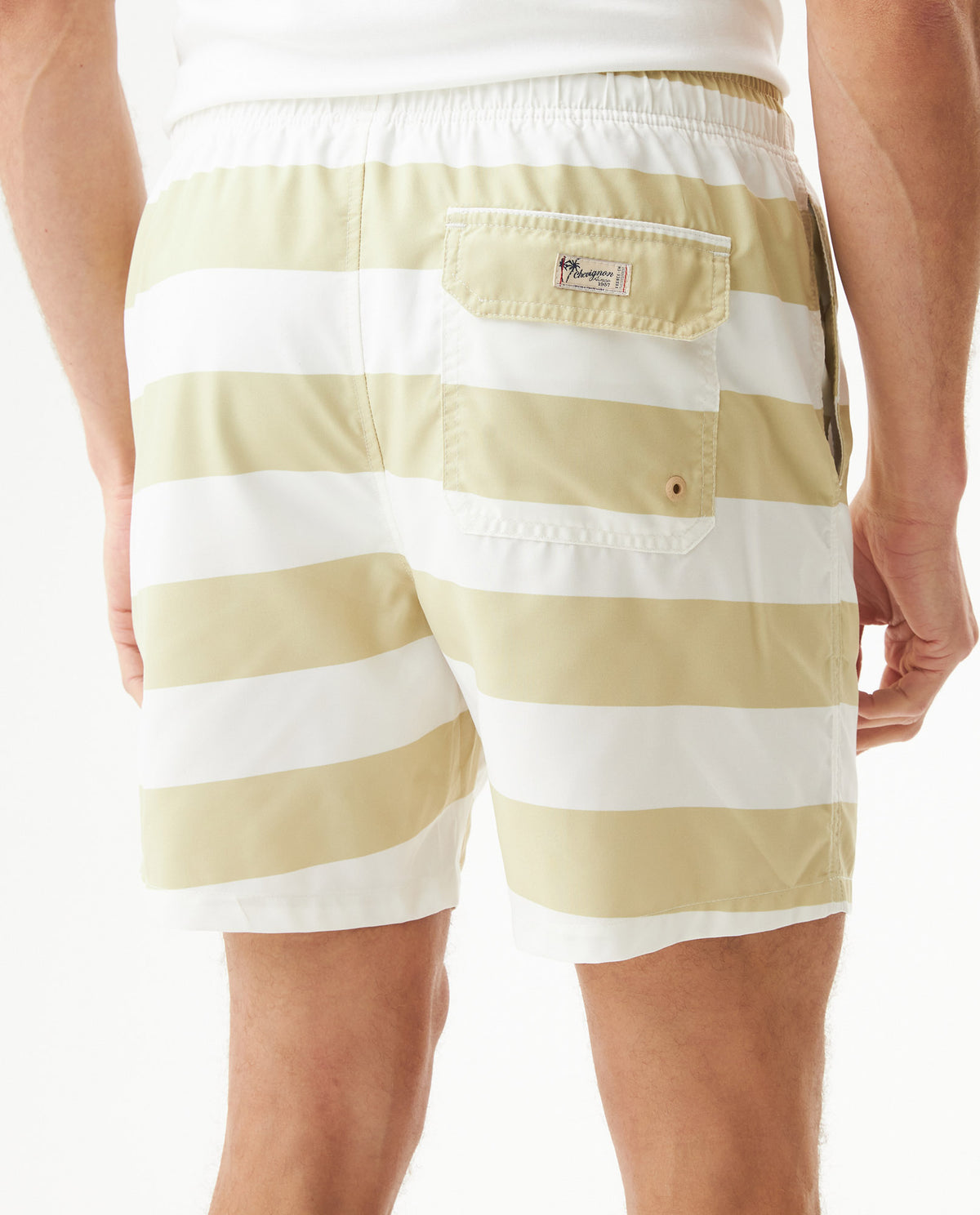 Men´s Printed Swim Trunks - Beige 63_659G005_BEI151132_7