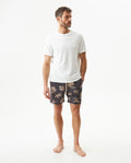 Men´s Recycled Print Swim Trunks - Blue
