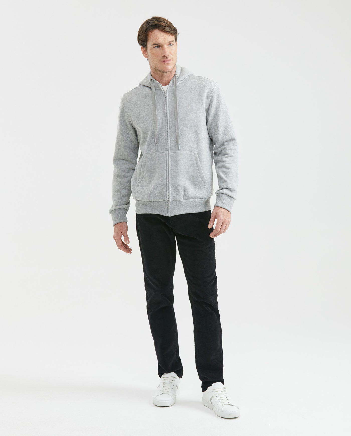 Men's Basic Hoodie Duotone Duck Kangaroo Pocket Cotton-Polyester - 2