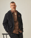 Men's Zip-up Hoodie - Black