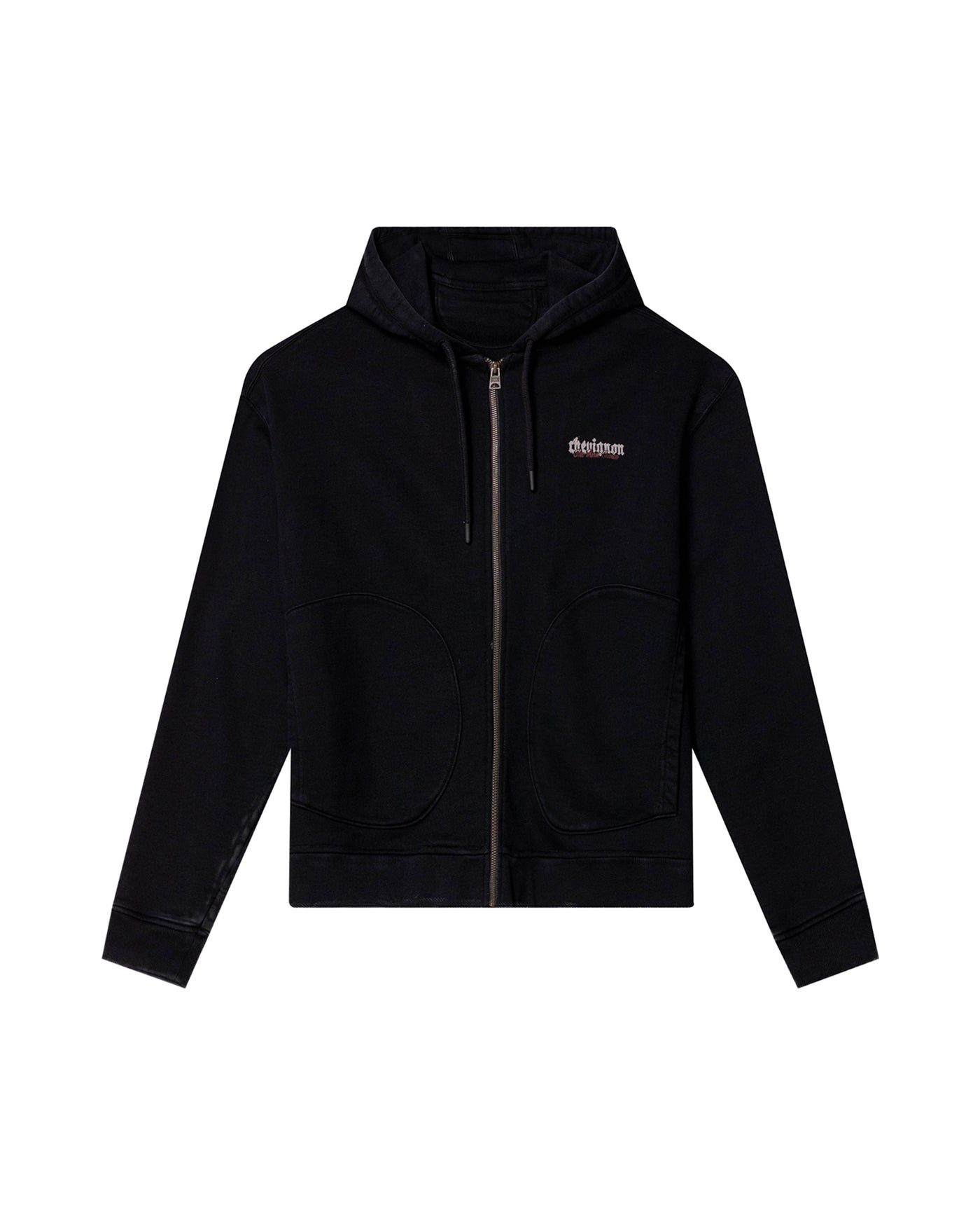 Mens Heavyweight Zip-Up Hoodie - Special Collection - Black 63_682H202_NEG194007_4