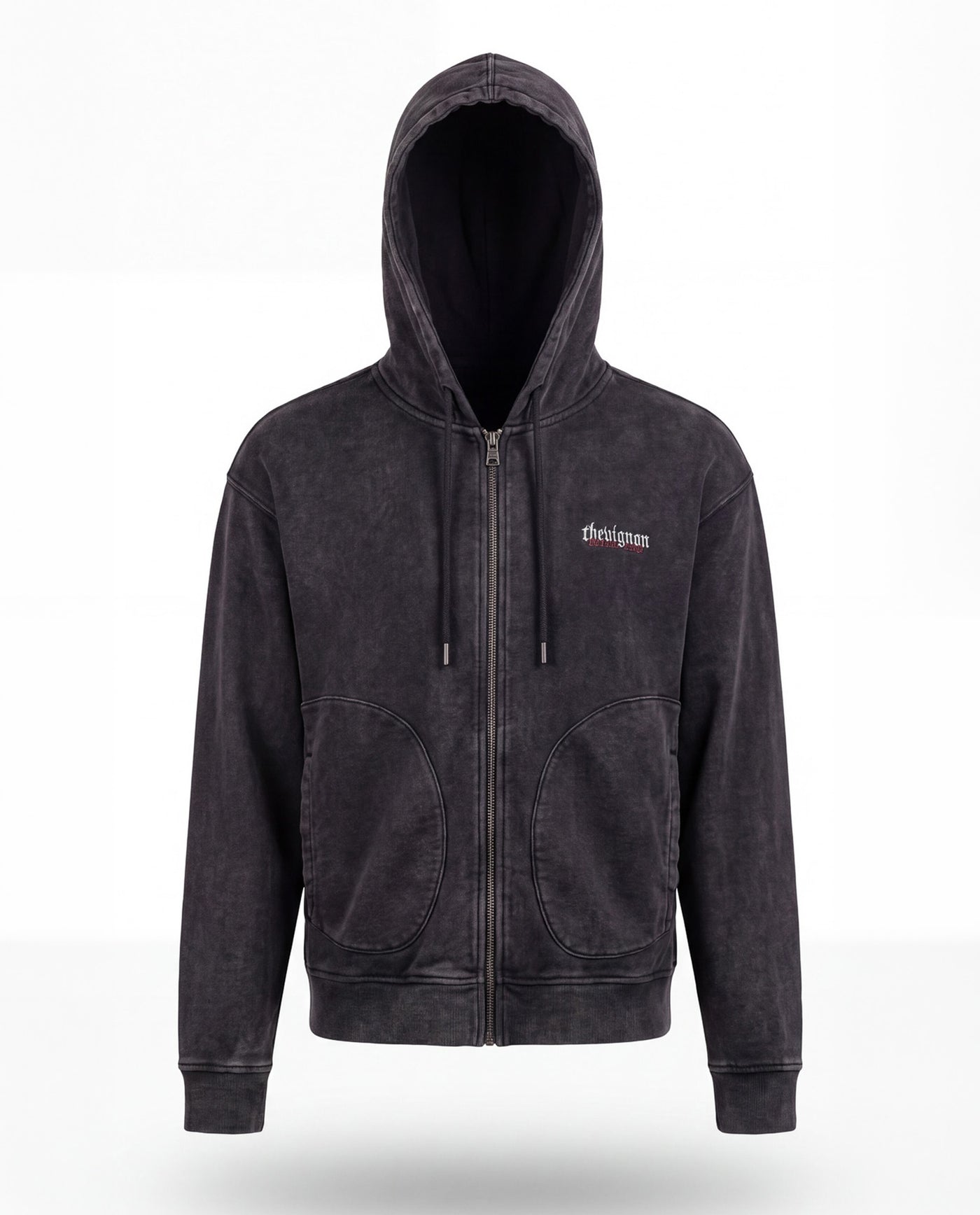 Mens Heavyweight Zip-Up Hoodie - Special Collection - Black 63_682H202_NEG194007_6