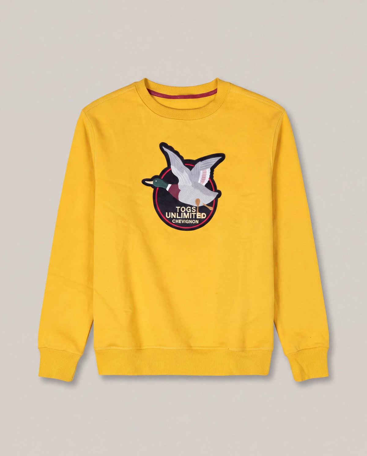 Men´s Crew Neck Sweatshirt - Yellow 63_687D450_AMA110907_3