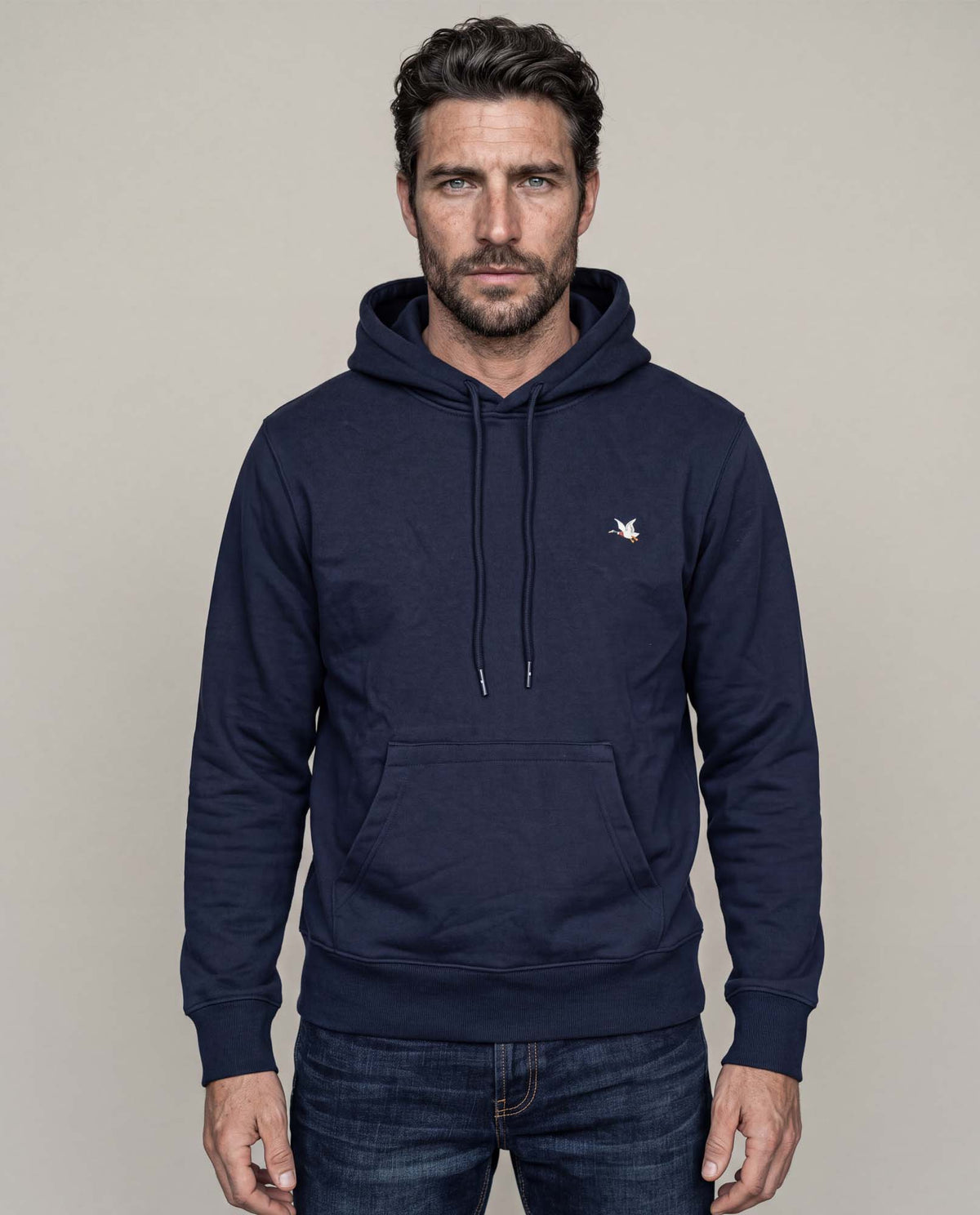 Men´s Basic Hoodie - Blue 63_687D451_AZU194050_0