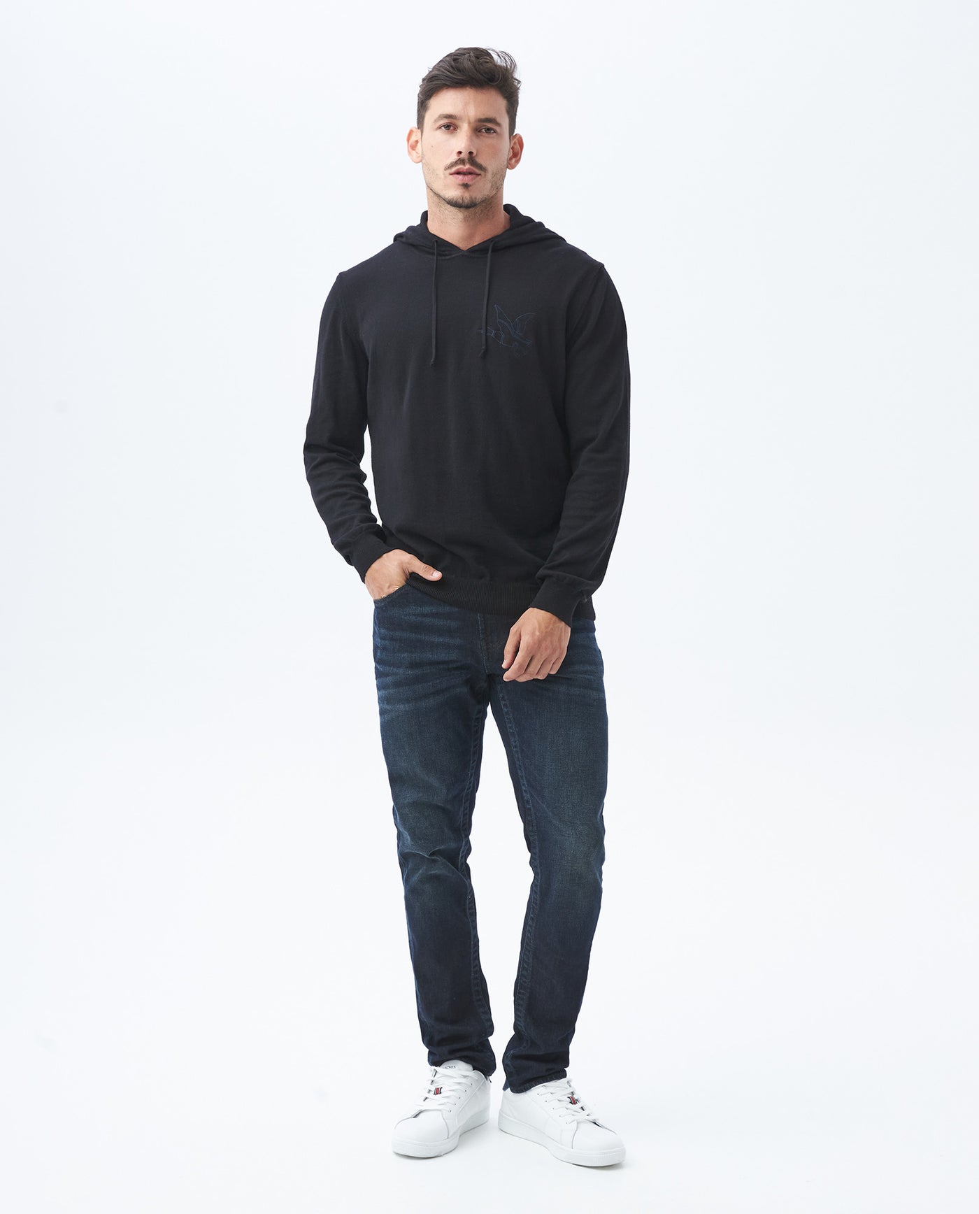 Men's Regular Fit-Sweaters - Black 63_687E460_NEG193909_0
