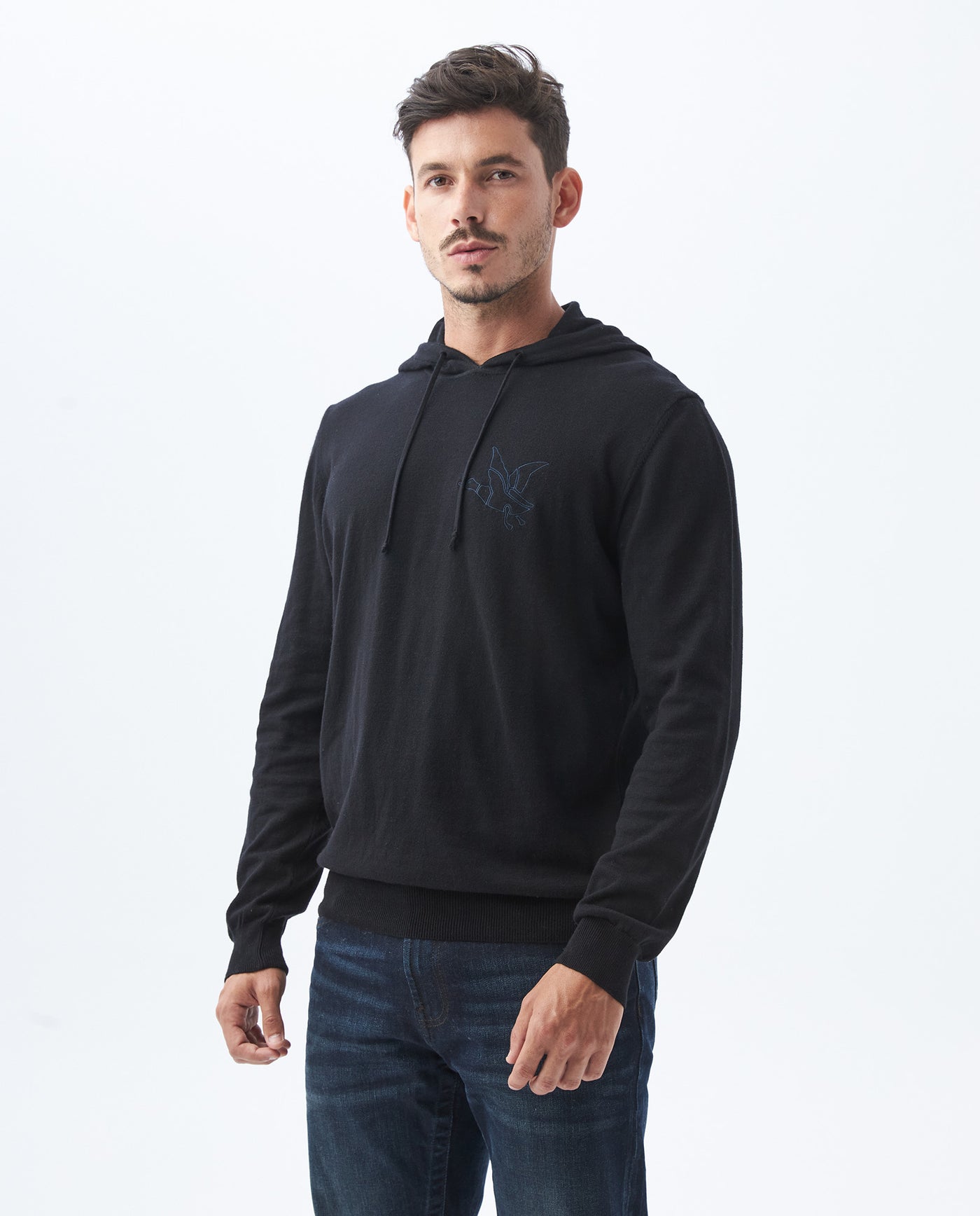 Men's Regular Fit-Sweaters - Black 63_687E460_NEG193909_3