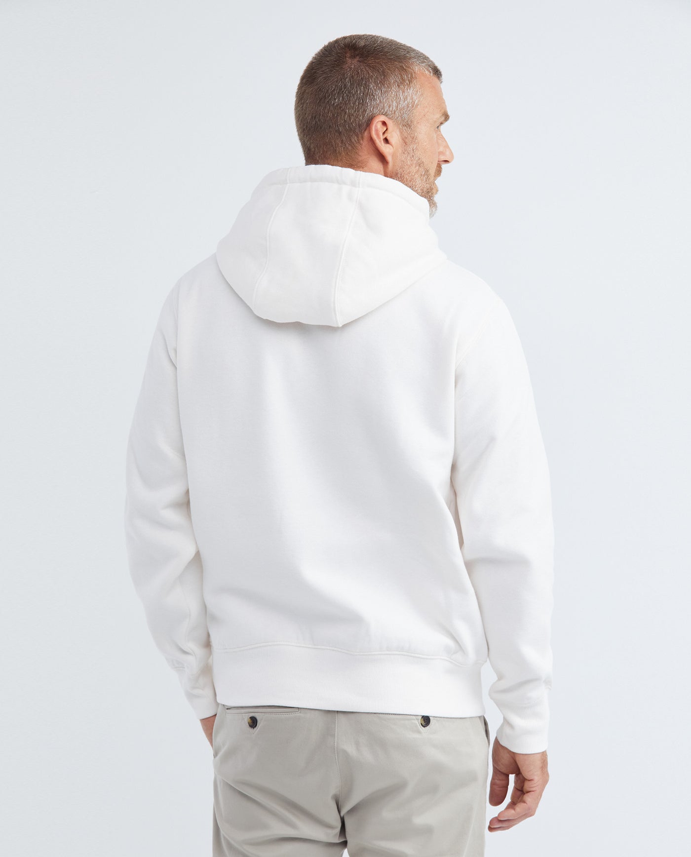 Men's France Hoodie Duck Embroidery Drawstring Cotton-Polyester - 6