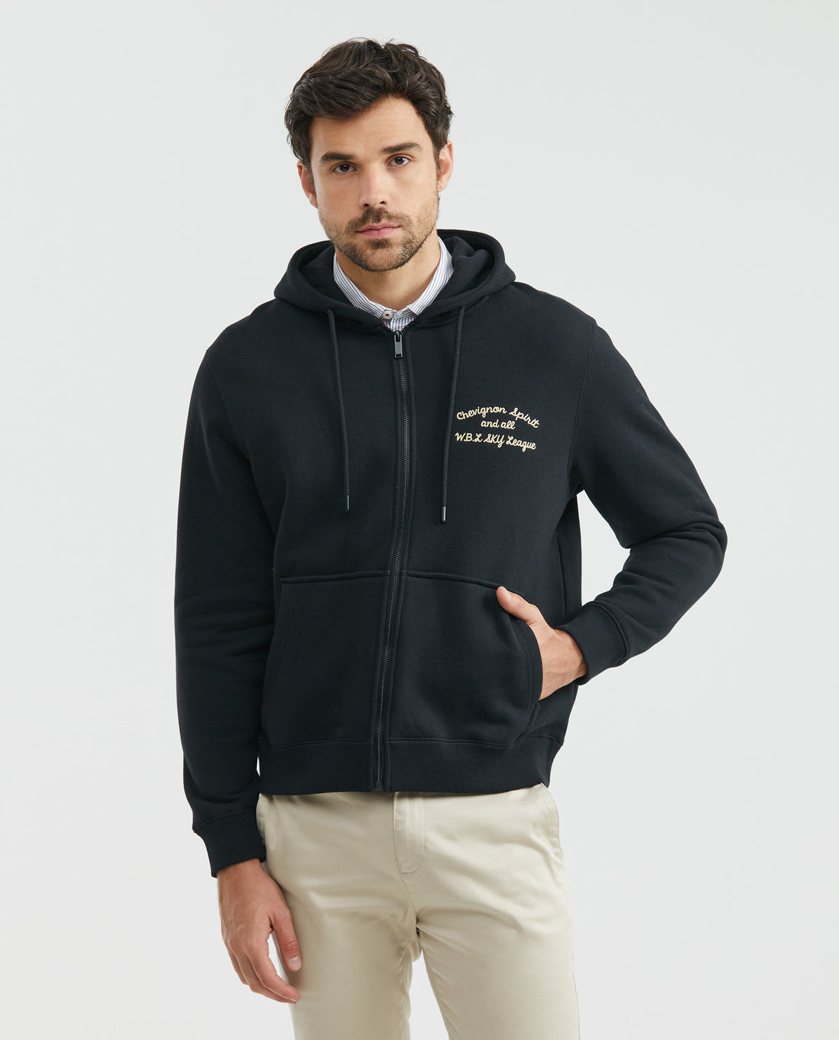 Men's Regular Fit-Sweaters - Black - 1