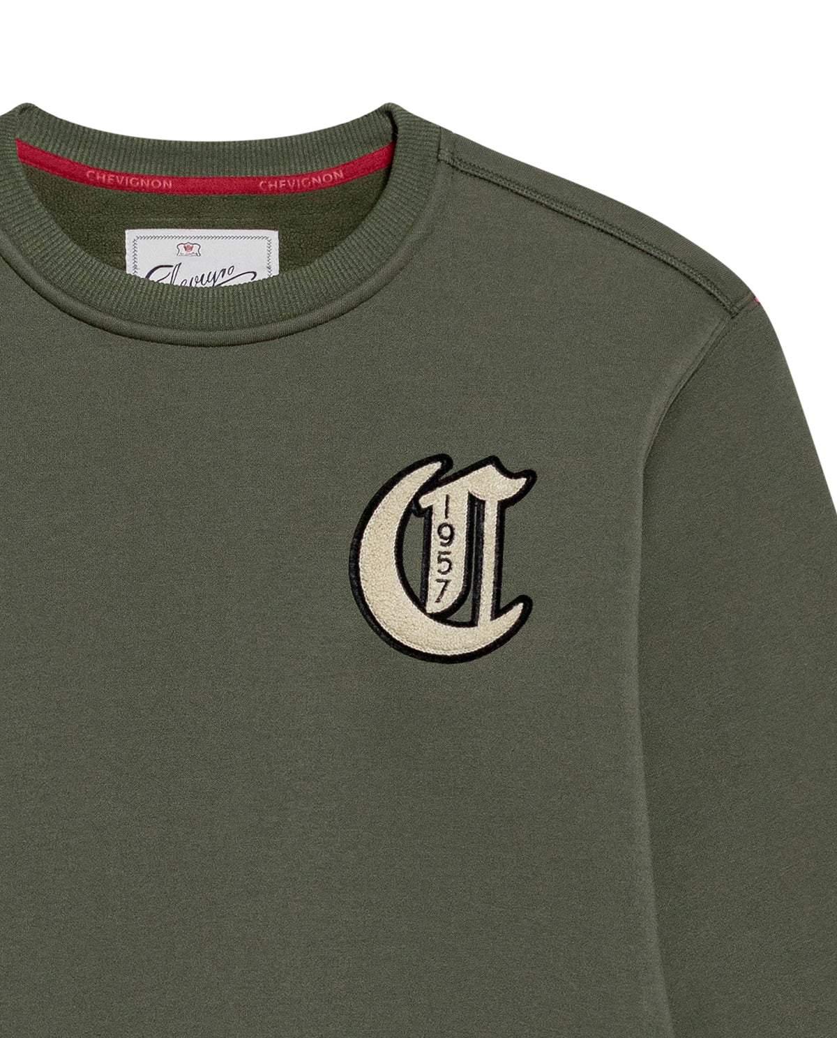 Men´s Crewneck Sweatshirt - Green 63_687G400_VER190512_8
