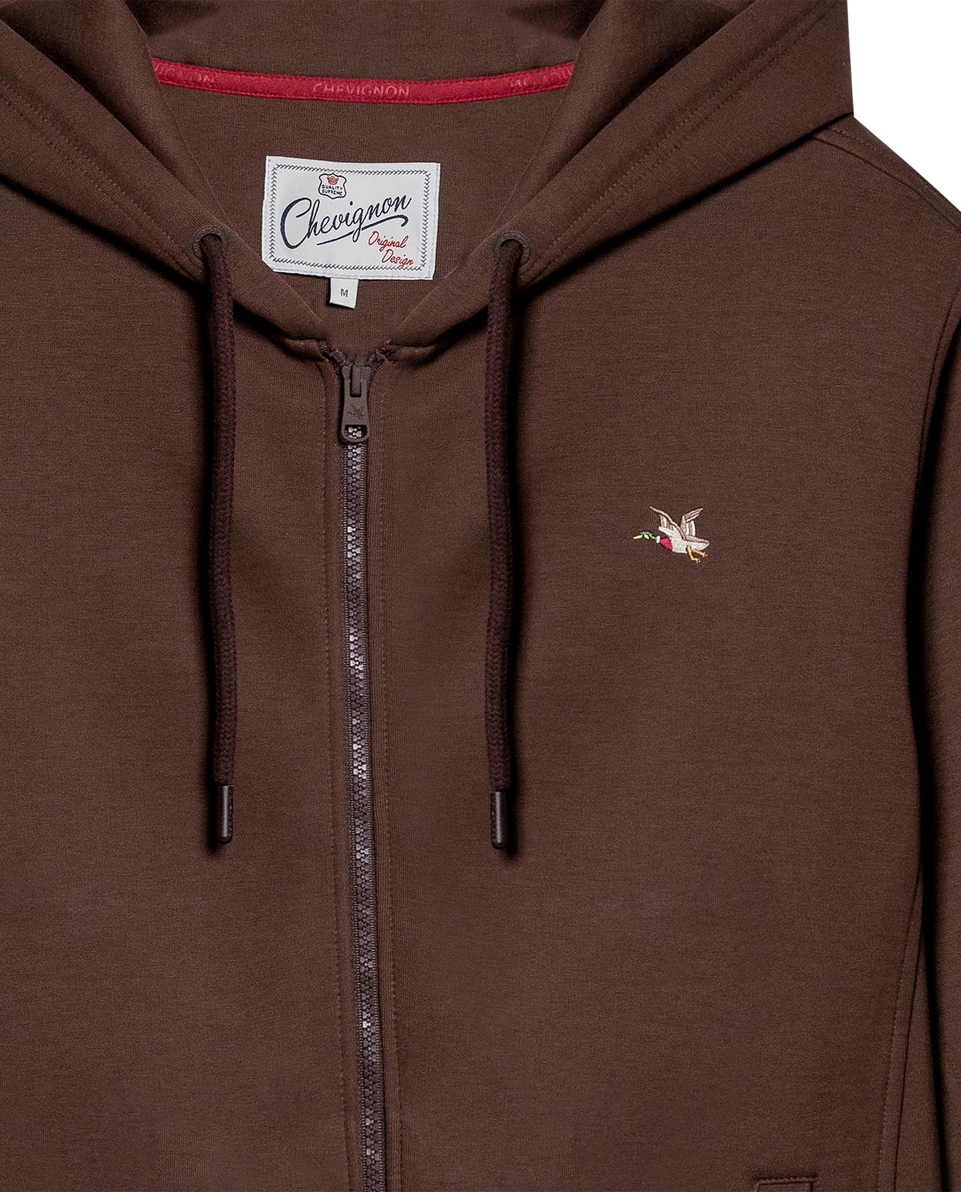 Men´s Zip Hoodie - Brown 63_687H203_CAF181321_8