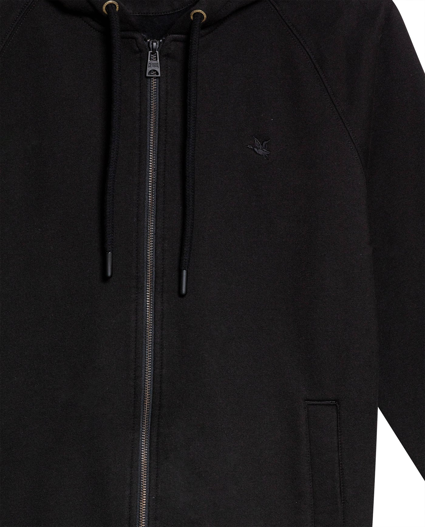 Men's Open Hoodie - Black 689G006 - 7