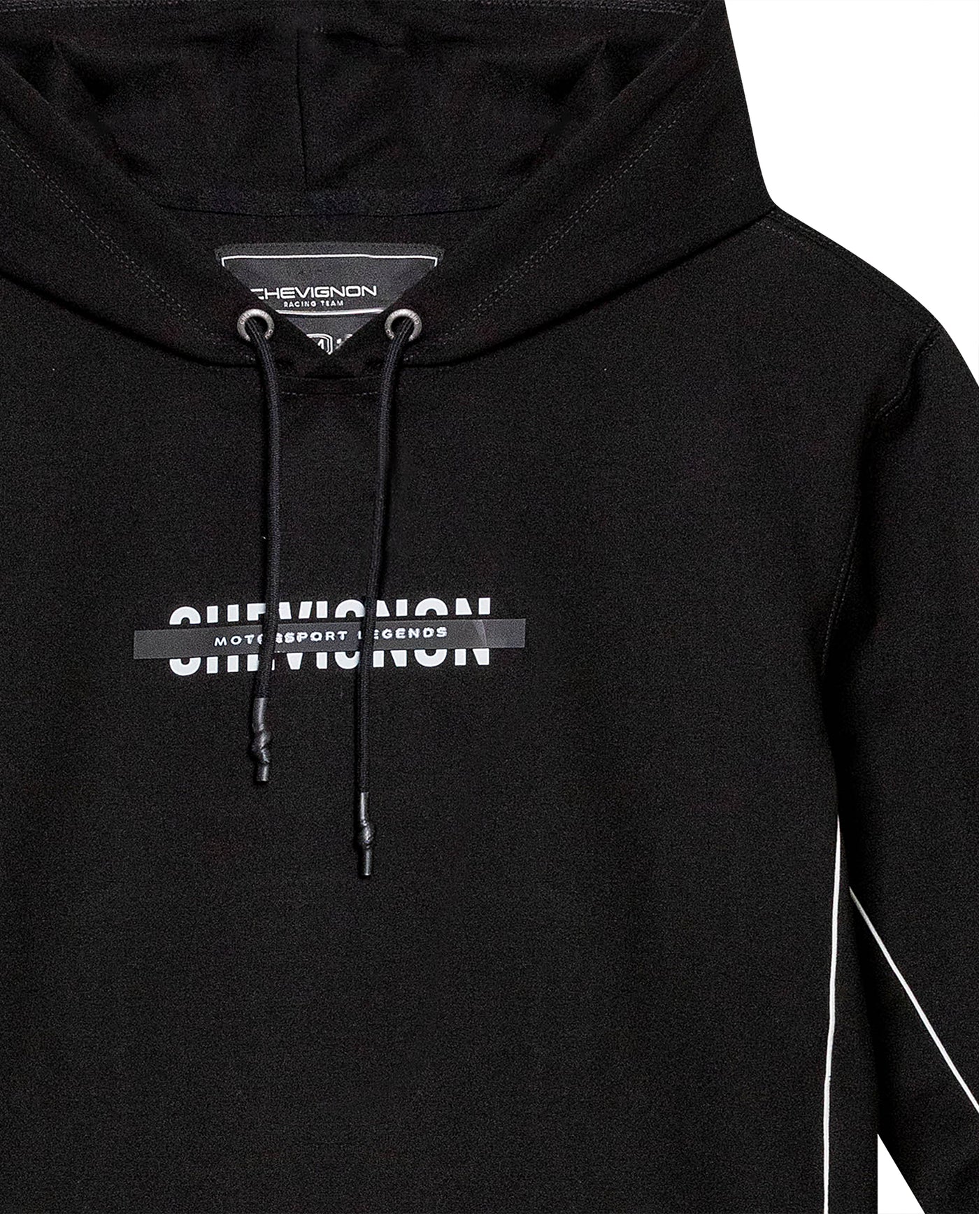 Men's Racing Hooded Sweatshirt in Rayon-Nylon Stretch Blend Coordinates 63_689G900_NEG194007_8
