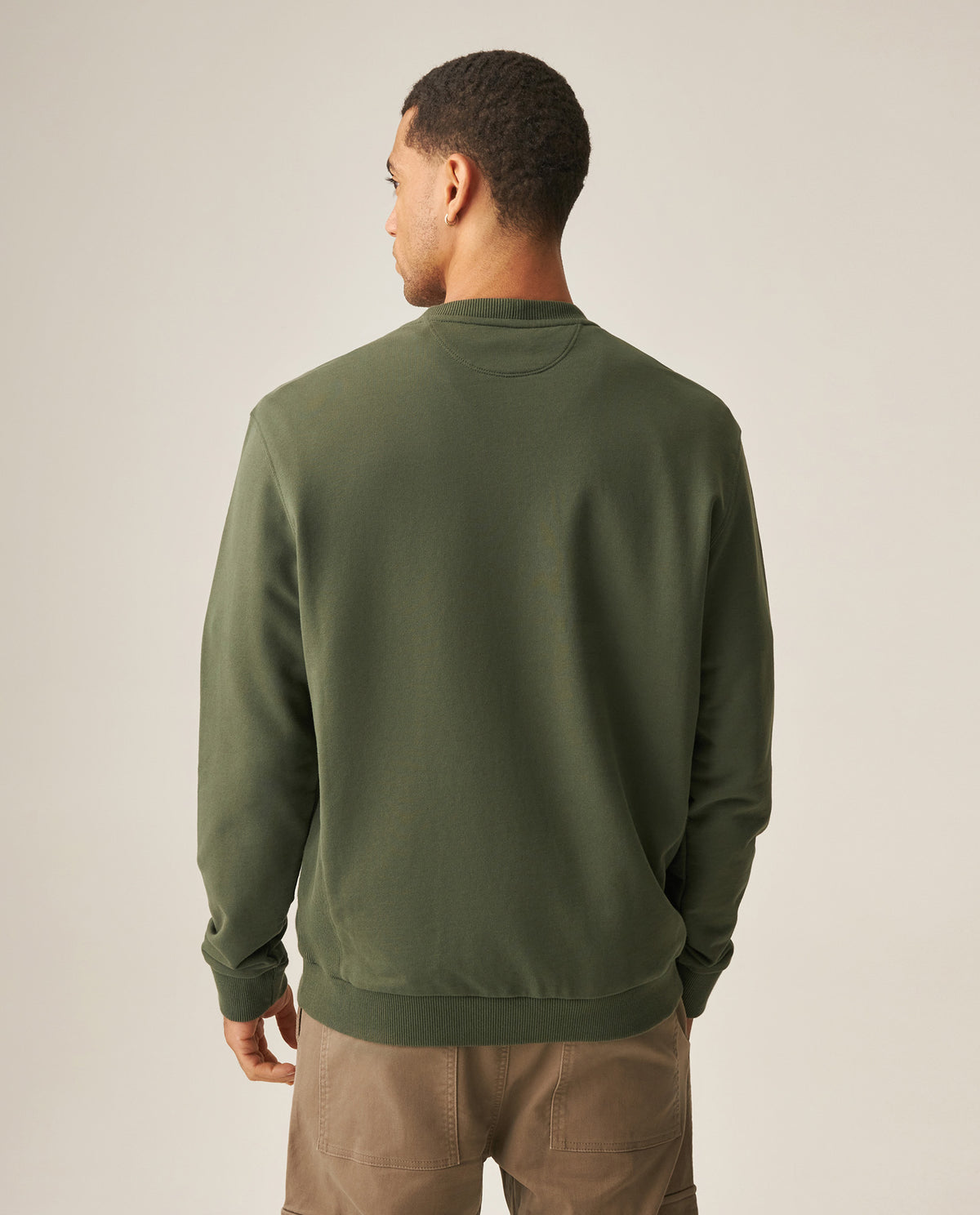 Men´s Crew Neck Sweatshirt - Green 63_689H003_VER190414_5