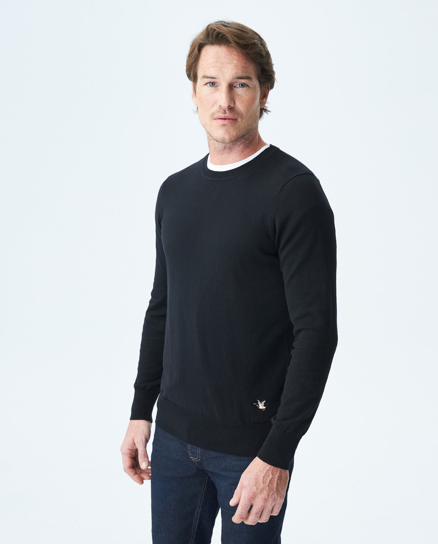 Men's Knit Sweaters - Black 690E000 - 1