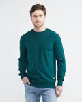 Men's Knit Sweaters - Green