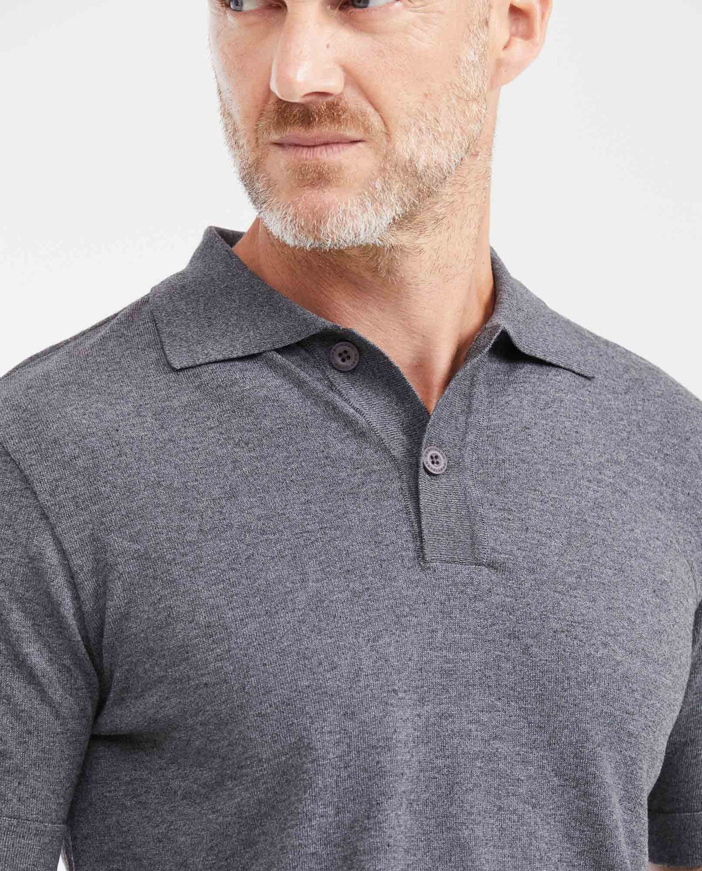 Men's Straight Fit Cotton-Polyester Knitted Polo with Full Fashion Construction - 3
