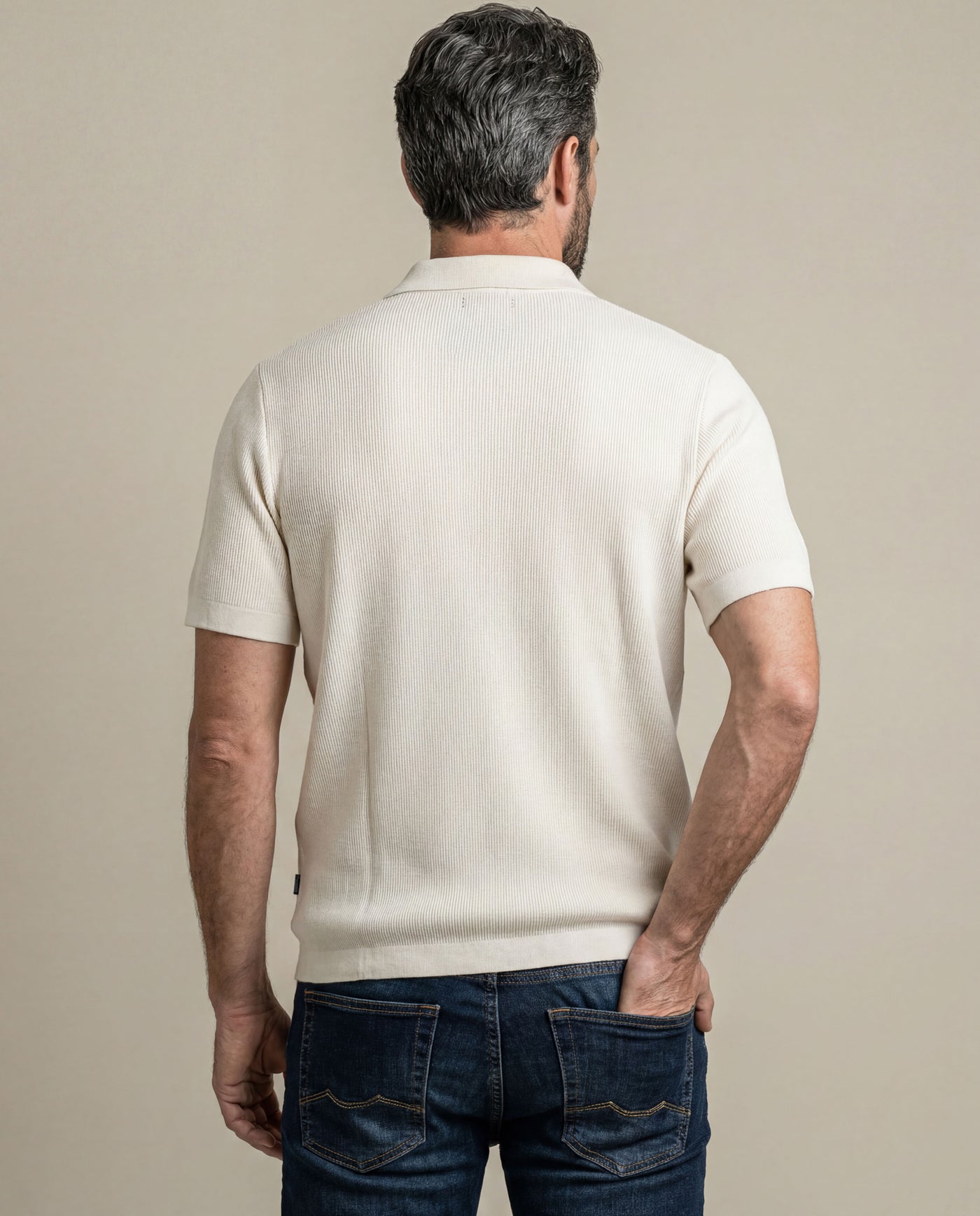 Men´s Knit Polo Shirt - Raw 63_692H008_CRU110103_6