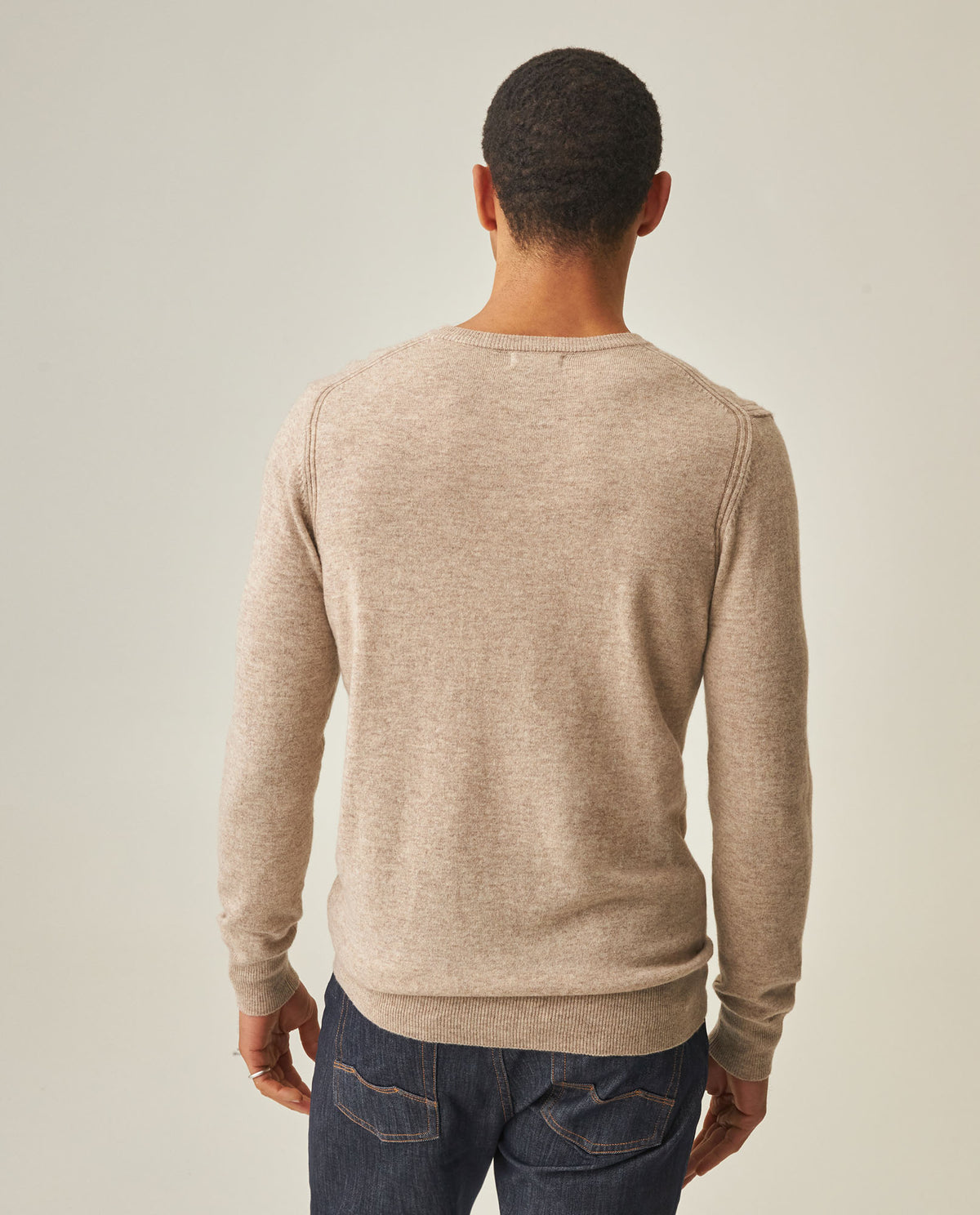 Men´s Wool-Cashmere Sweater - Khaki 63_692H700_CAQ150309_6