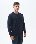 Men's Knit Sweaters - Blue