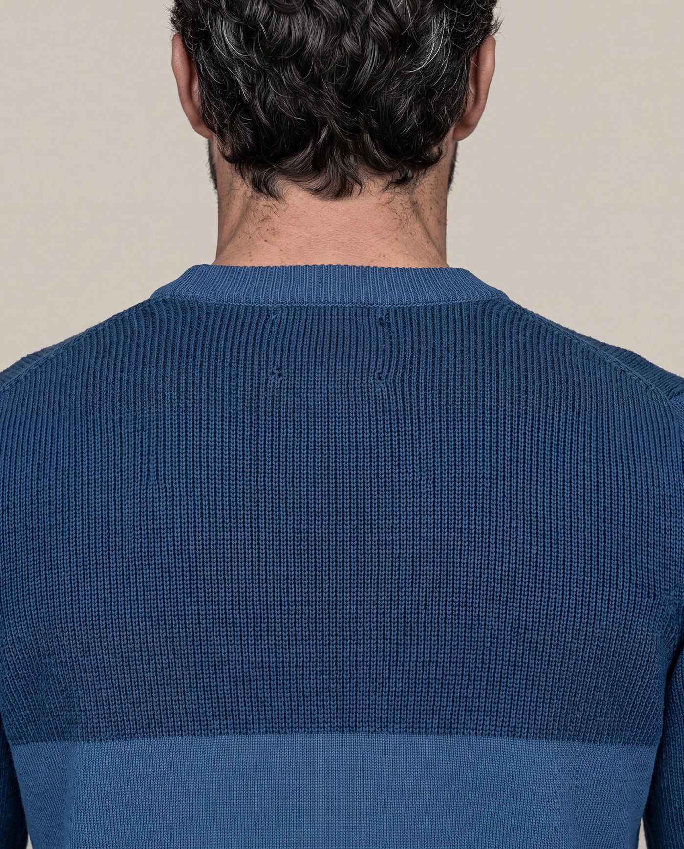 Men´s Cotton Crewneck Sweater - Blue 63_697F201_AZU193924_7